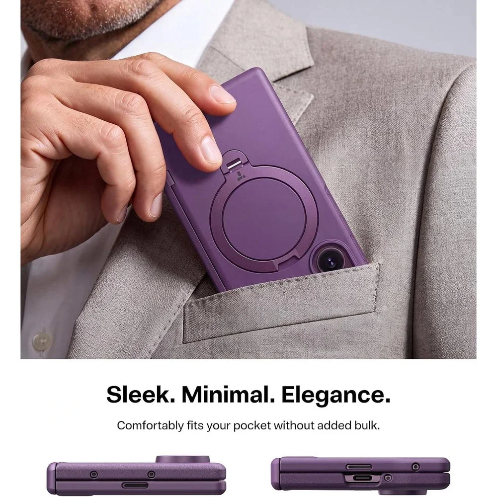 TORRAS Case Galaxy Z Fold 8 Ultra Purple NEW Magnetic Stand Hinge Protection